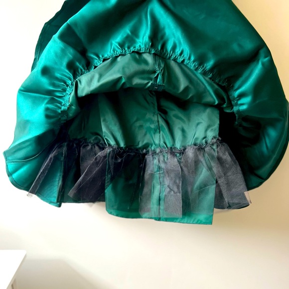 Emerald Satin Formal Strapless Dress by REVOLVE - Picture 5 of 6